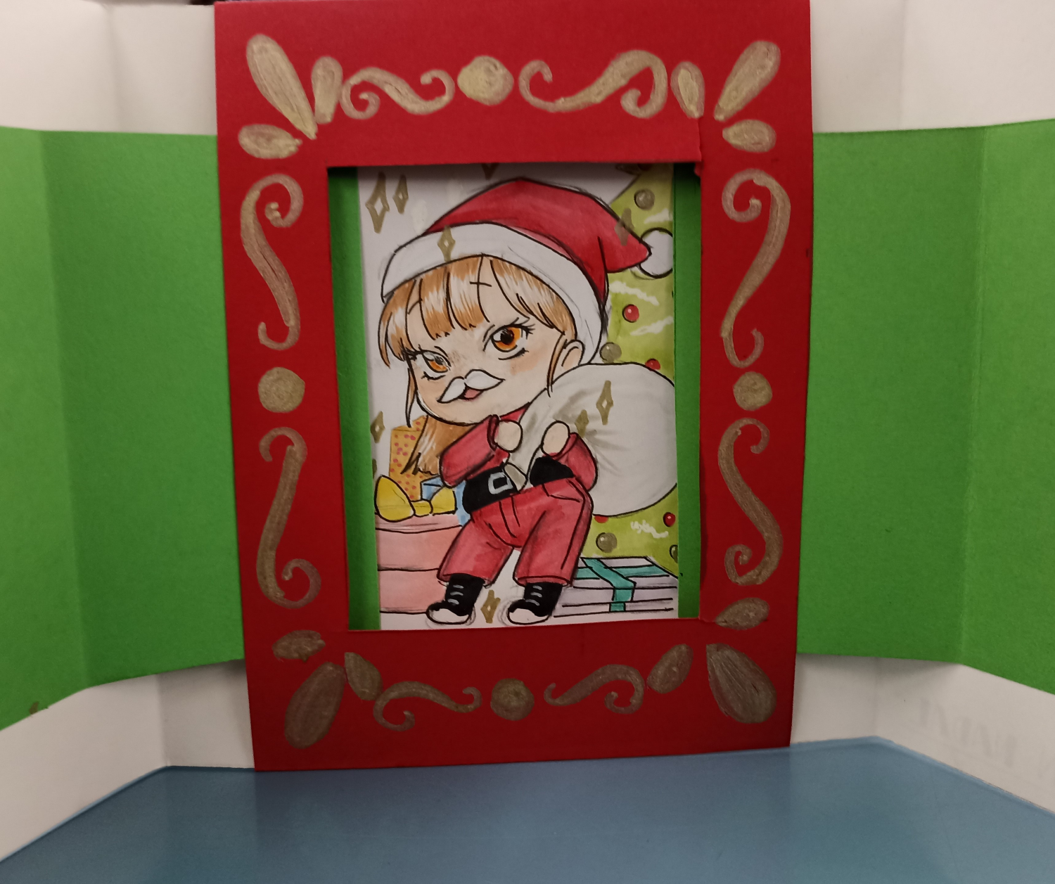 Postal de Nadal Manga